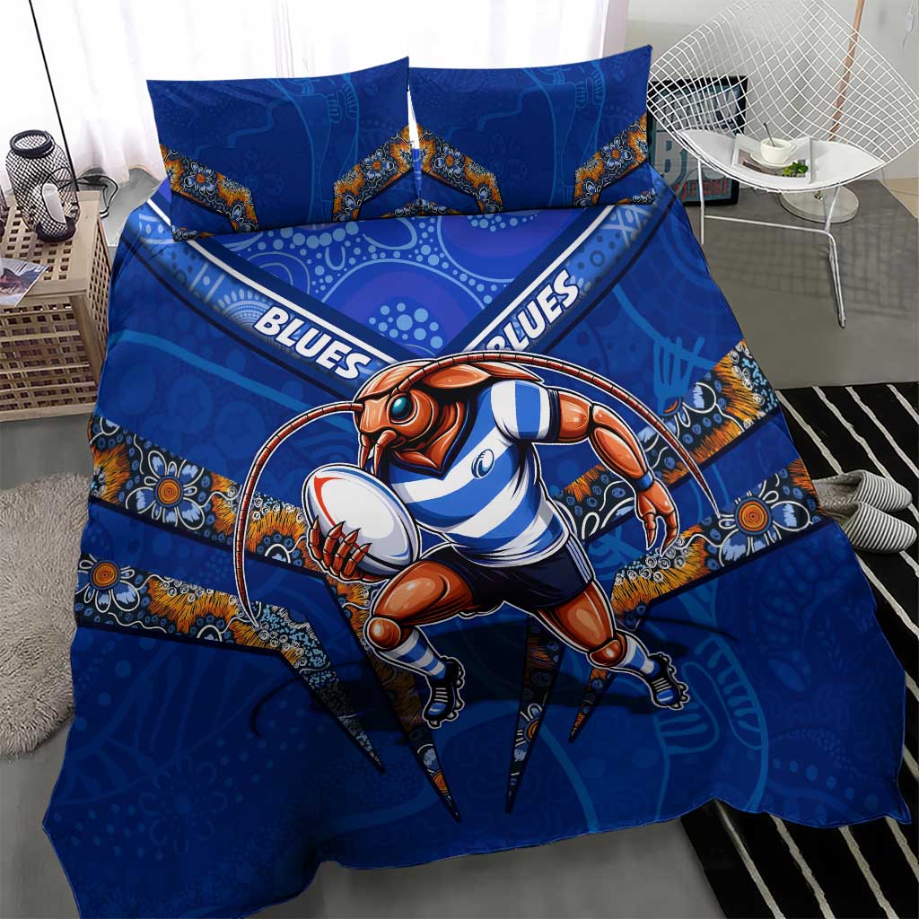 Personalised NSW Blues Bedding Set Mascot Rugby League - Vibe Hoodie Shop
