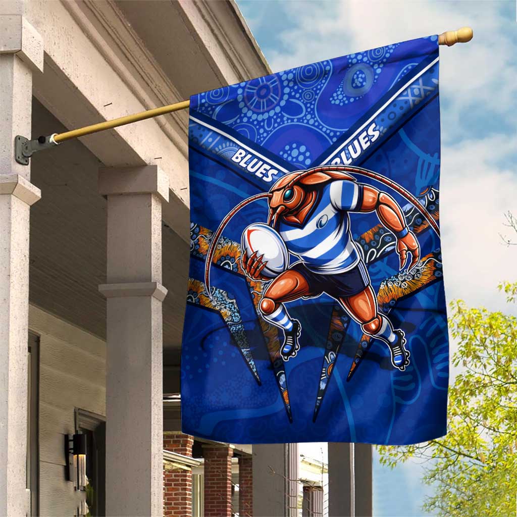 Personalised NSW Blues Garden Flag Mascot Rugby League - Vibe Hoodie Shop