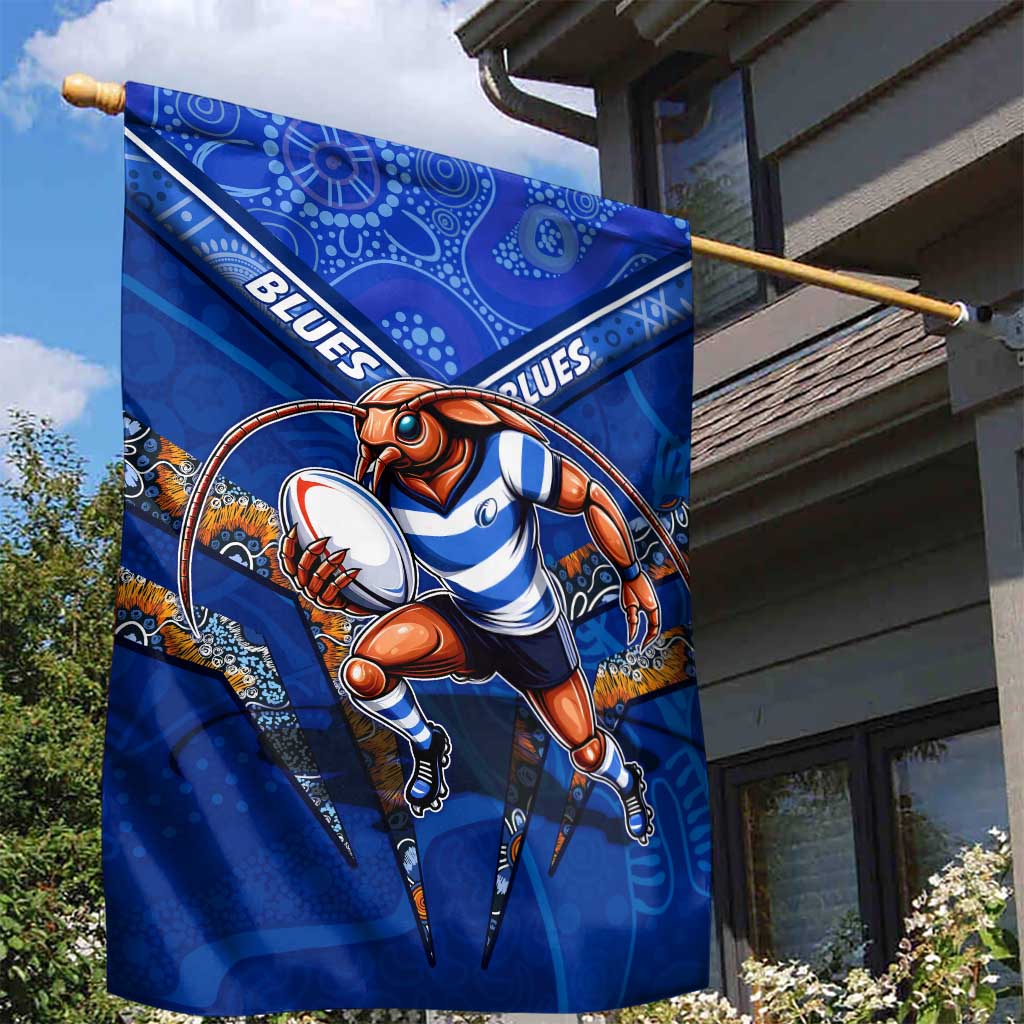 Personalised NSW Blues Garden Flag Mascot Rugby League - Vibe Hoodie Shop