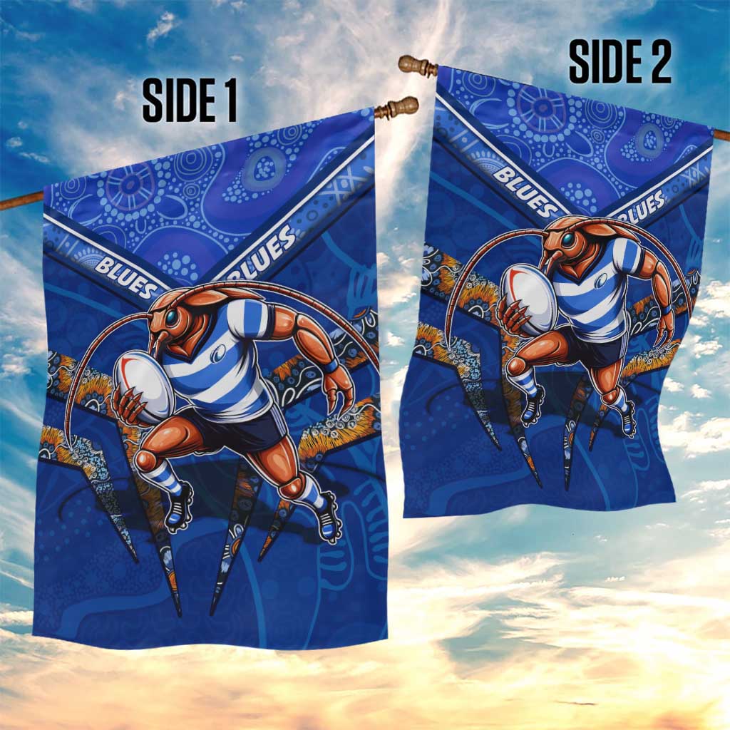 Personalised NSW Blues Garden Flag Mascot Rugby League - Vibe Hoodie Shop