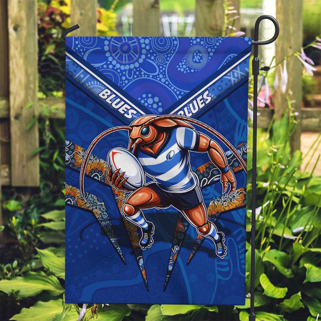 Personalised NSW Blues Garden Flag Mascot Rugby League - Vibe Hoodie Shop