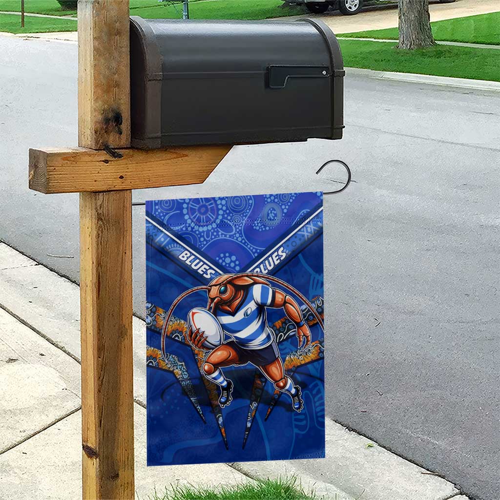 Personalised NSW Blues Garden Flag Mascot Rugby League - Vibe Hoodie Shop