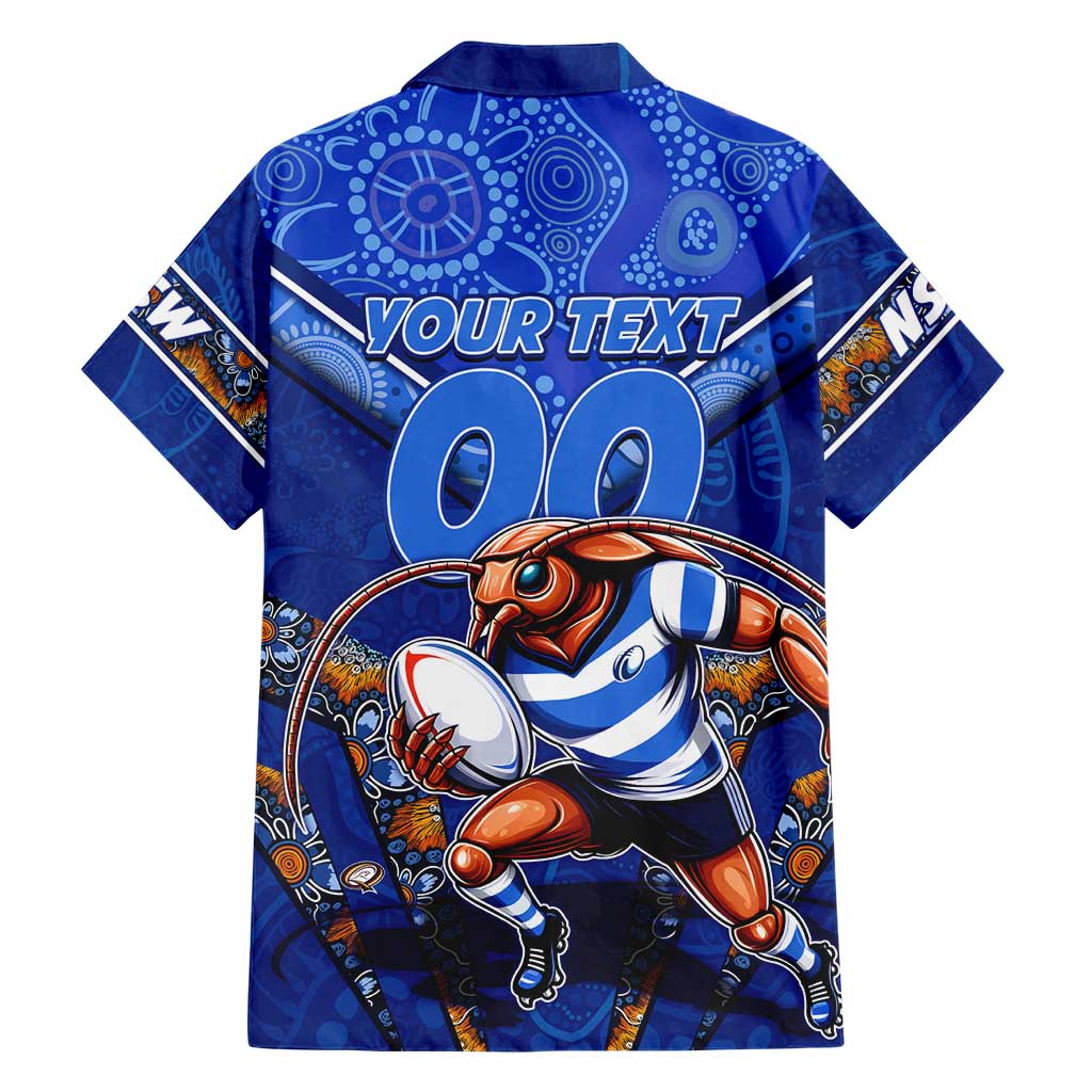 Personalised NSW Blues Hawaiian Shirt Mascot Rugby League - Vibe Hoodie Shop