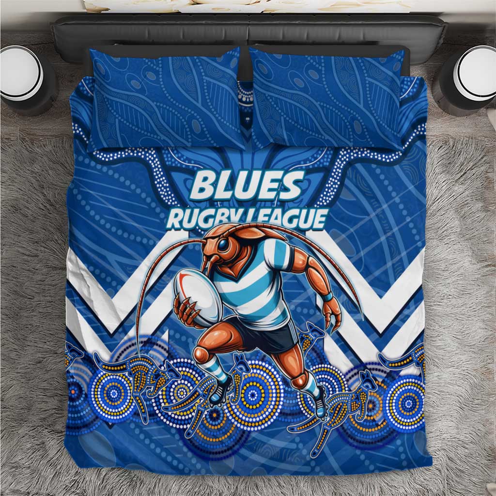 Custom Blues Cockroaches Bedding Set New South Wales Rugby - Vibe Hoodie Shop