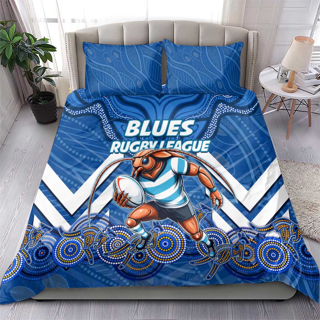 Custom Blues Cockroaches Bedding Set New South Wales Rugby - Vibe Hoodie Shop
