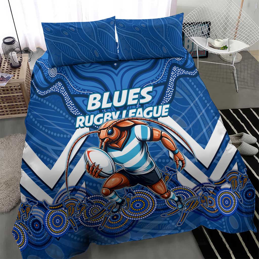 Custom Blues Cockroaches Bedding Set New South Wales Rugby - Vibe Hoodie Shop