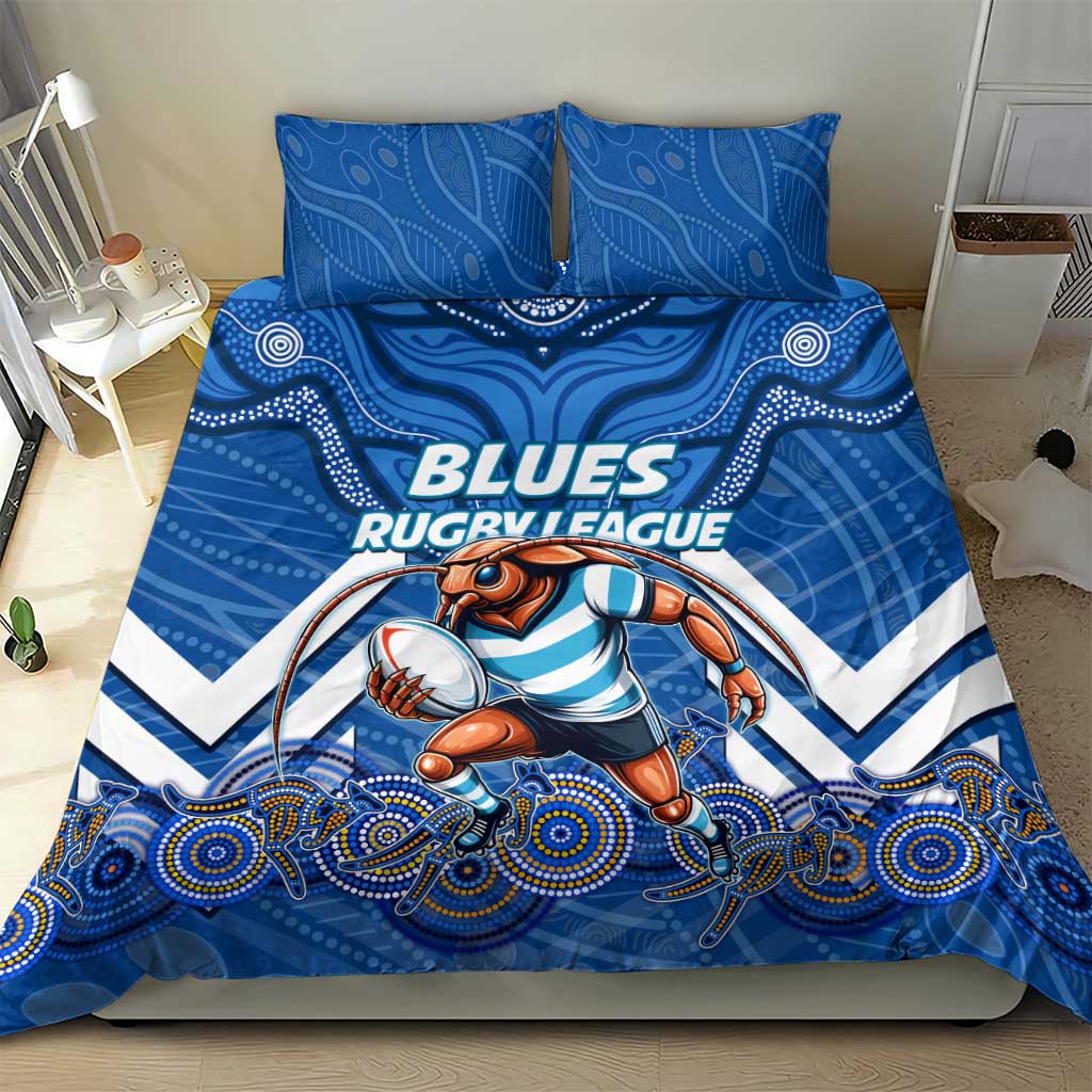Custom Blues Cockroaches Bedding Set New South Wales Rugby - Vibe Hoodie Shop