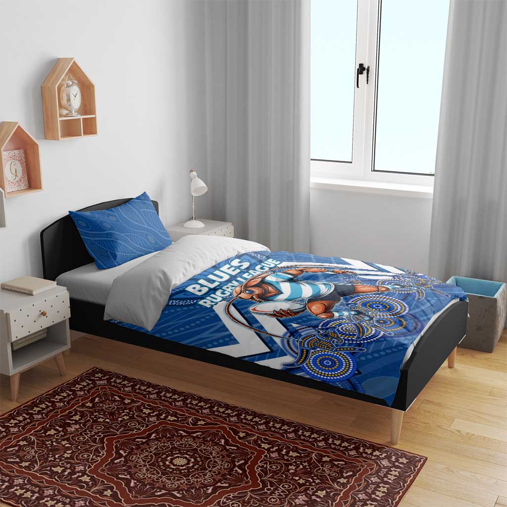 Custom Blues Cockroaches Bedding Set New South Wales Rugby - Vibe Hoodie Shop