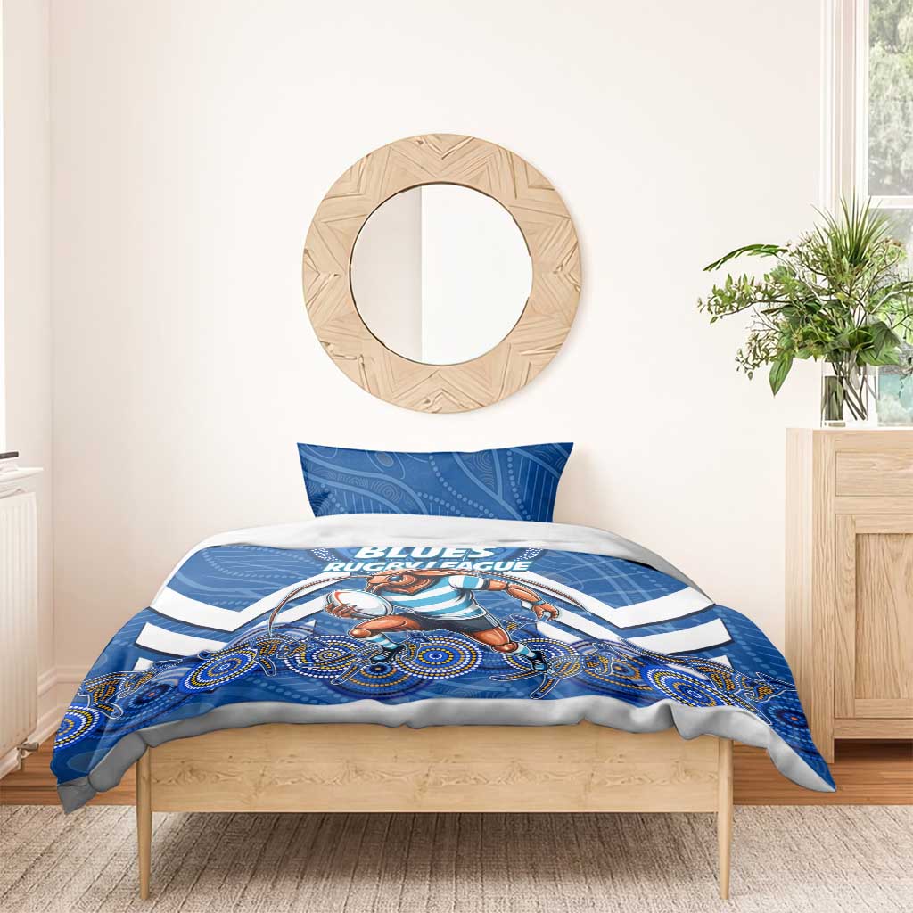 Custom Blues Cockroaches Bedding Set New South Wales Rugby - Vibe Hoodie Shop