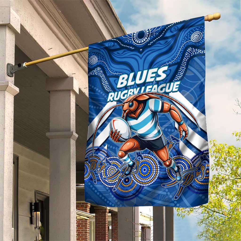 Custom Blues Cockroaches Garden Flag New South Wales Rugby - Vibe Hoodie Shop