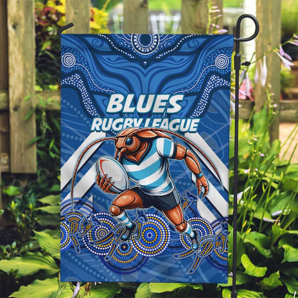 Custom Blues Cockroaches Garden Flag New South Wales Rugby - Vibe Hoodie Shop