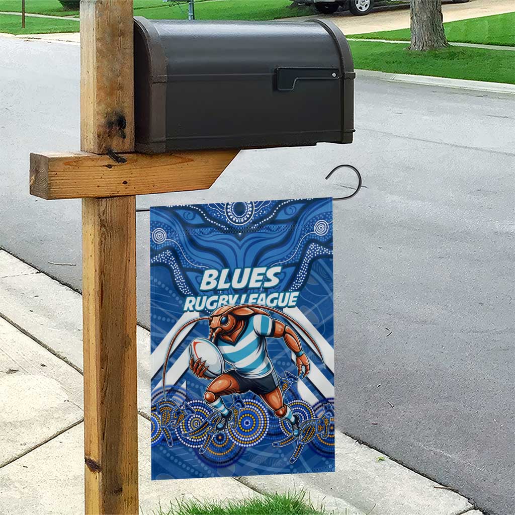 Custom Blues Cockroaches Garden Flag New South Wales Rugby - Vibe Hoodie Shop