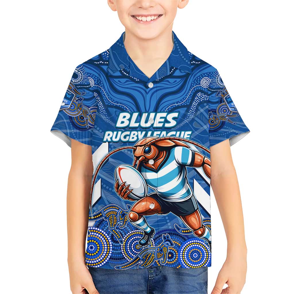 Custom Blues Cockroaches Hawaiian Shirt New South Wales Rugby - Vibe Hoodie Shop