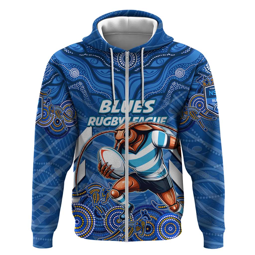 Custom Blues Cockroaches Hoodie New South Wales Rugby - Vibe Hoodie Shop