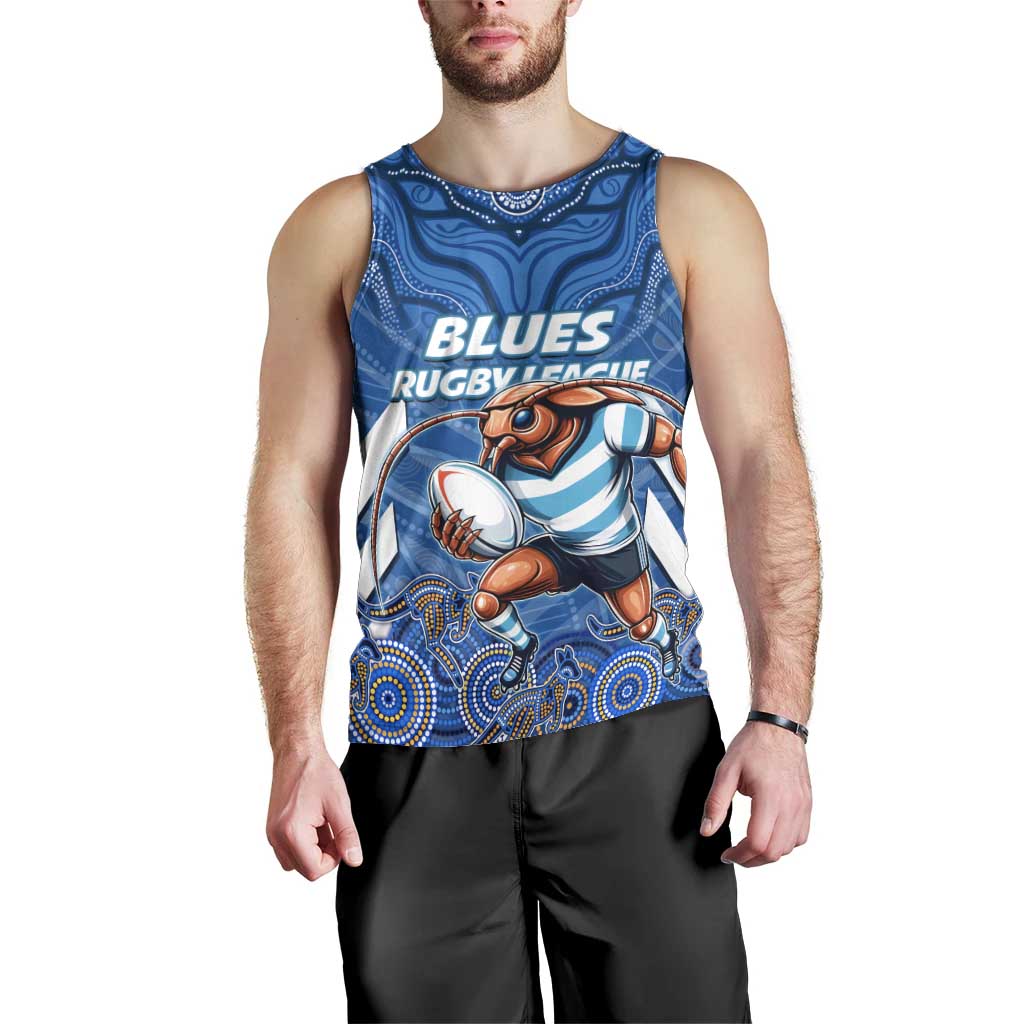 Custom Blues Cockroaches Men Tank Top New South Wales Rugby - Vibe Hoodie Shop