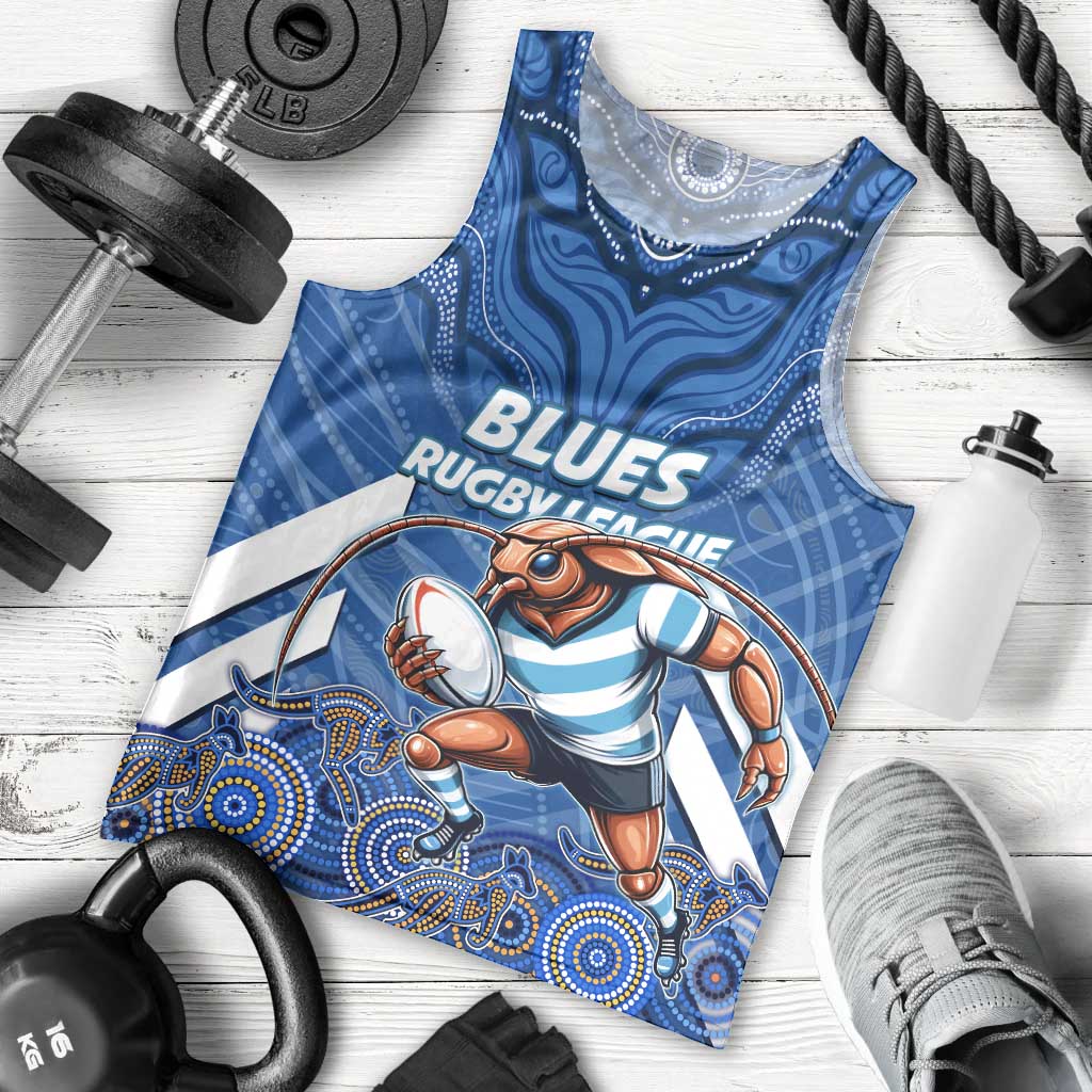 Custom Blues Cockroaches Men Tank Top New South Wales Rugby - Vibe Hoodie Shop