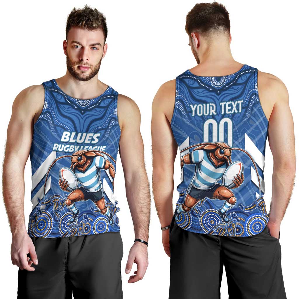 Custom Blues Cockroaches Men Tank Top New South Wales Rugby - Vibe Hoodie Shop