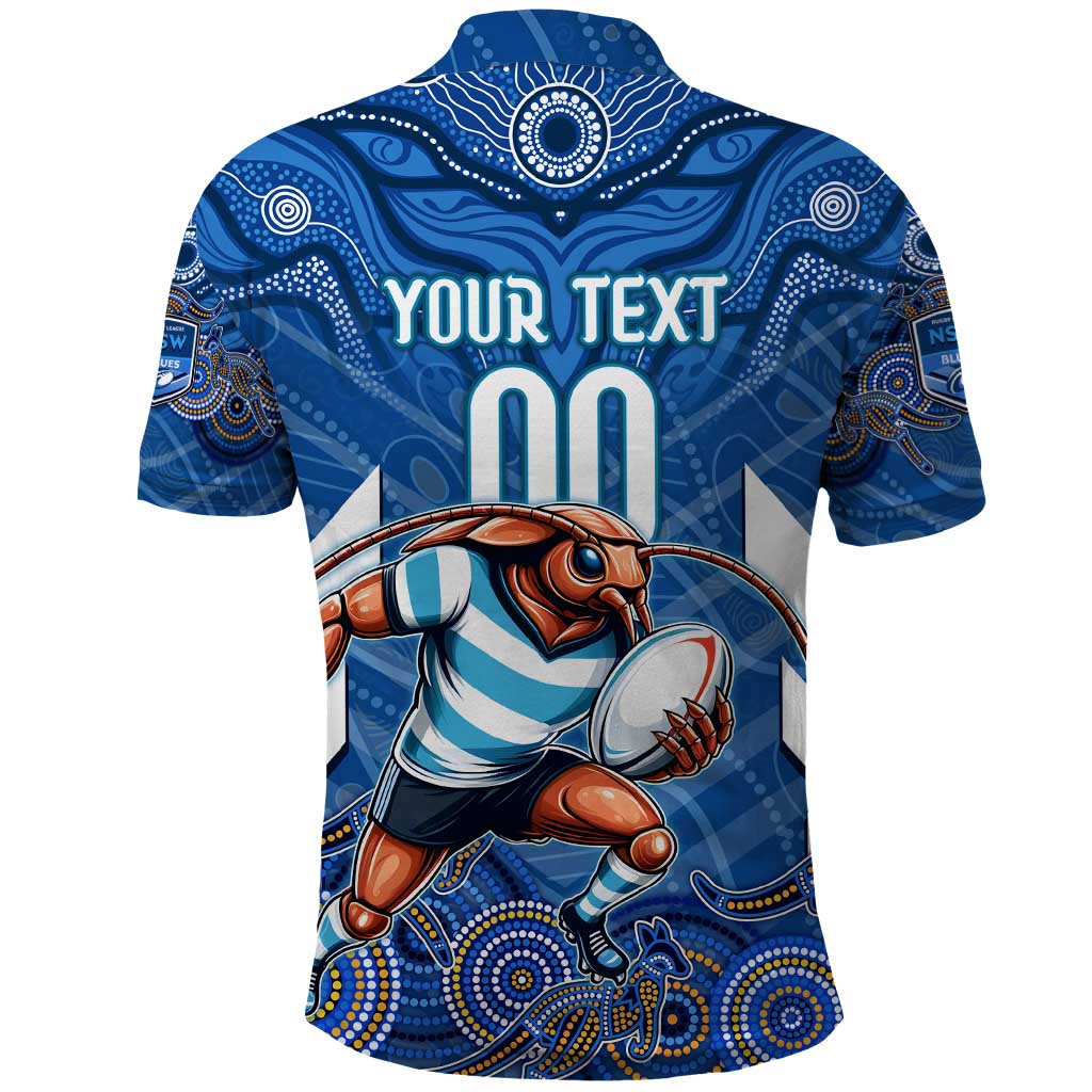 Custom Blues Cockroaches Polo Shirt New South Wales Rugby - Vibe Hoodie Shop