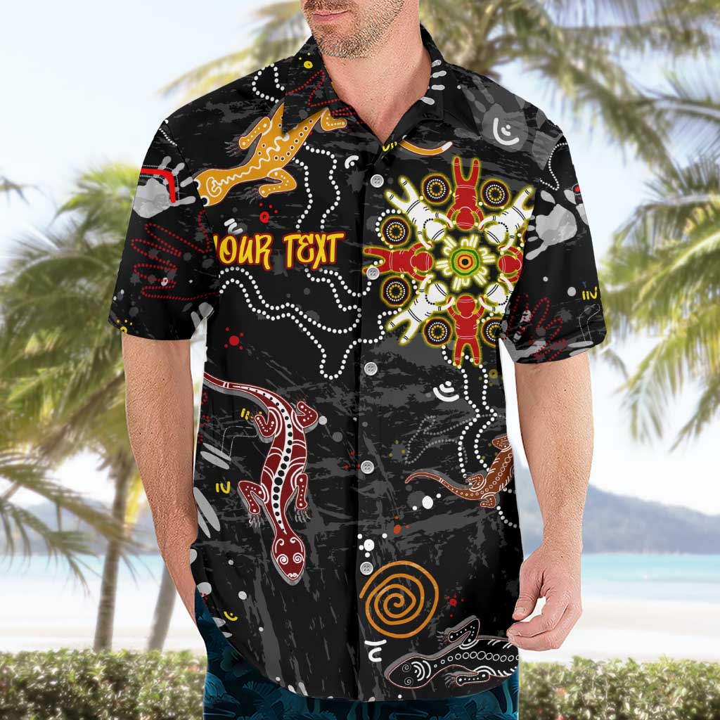 Lizard Aboriginal Australia Hawaiian Shirt - Vibe Hoodie Shop