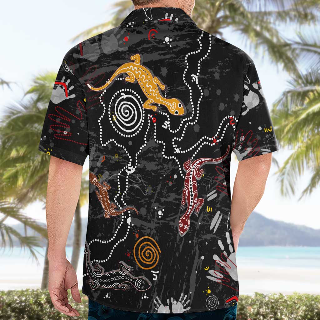 Lizard Aboriginal Australia Hawaiian Shirt - Vibe Hoodie Shop