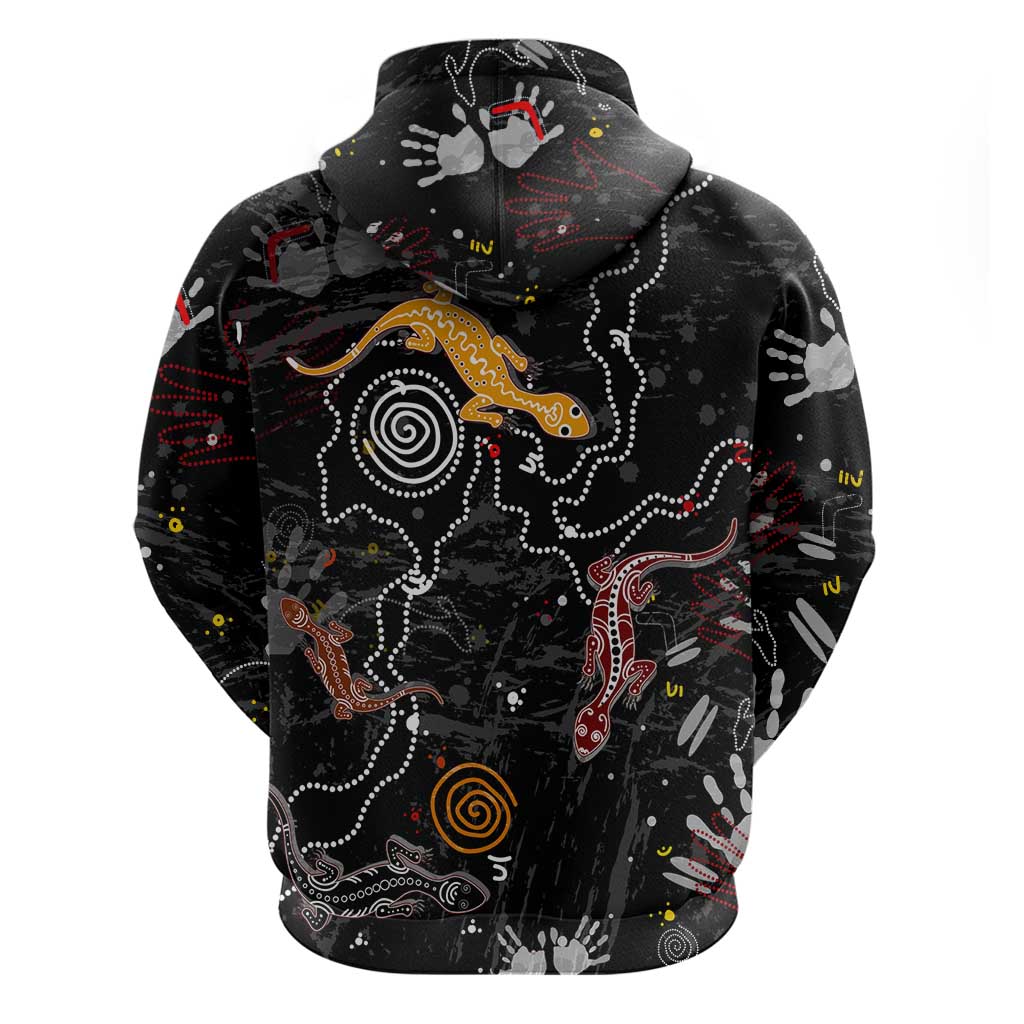 Lizard Aboriginal Australia Hoodie - Vibe Hoodie Shop