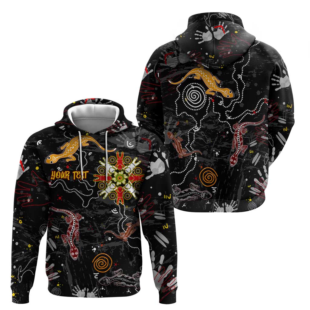 Lizard Aboriginal Australia Hoodie - Vibe Hoodie Shop