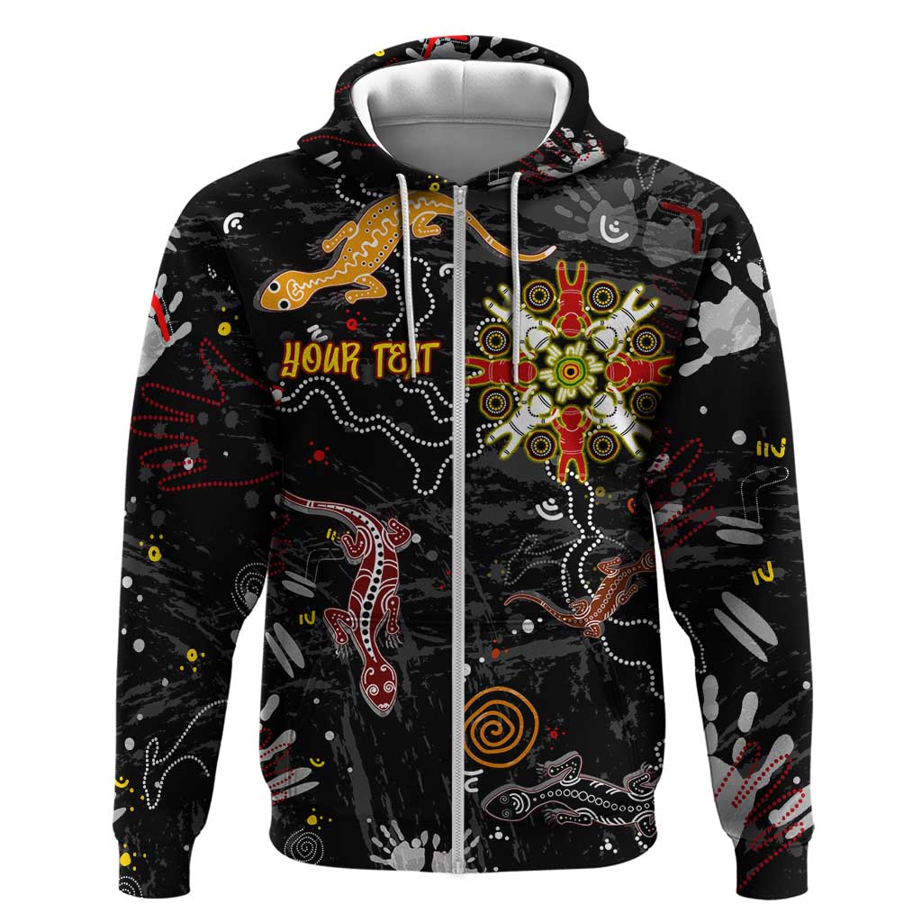 Lizard Aboriginal Australia Hoodie - Vibe Hoodie Shop