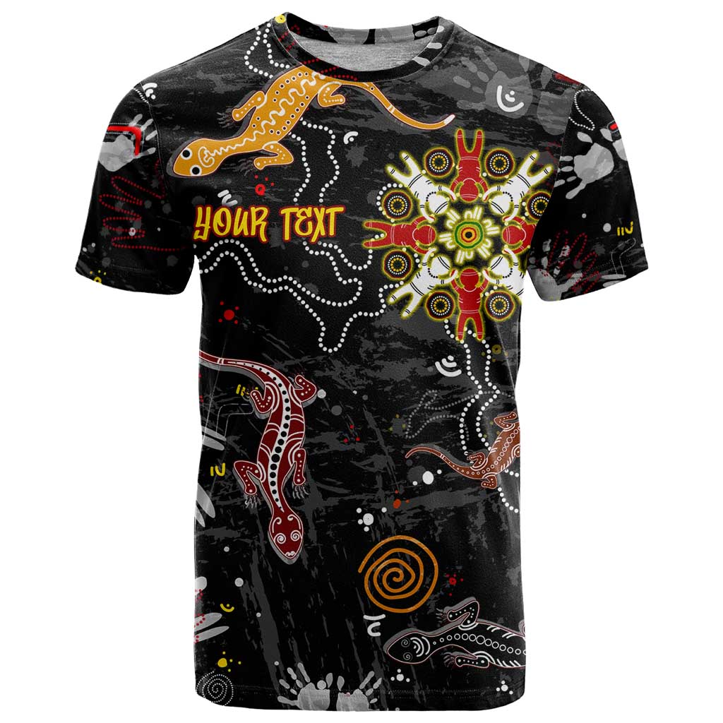 Lizard Aboriginal Australia T Shirt - Vibe Hoodie Shop