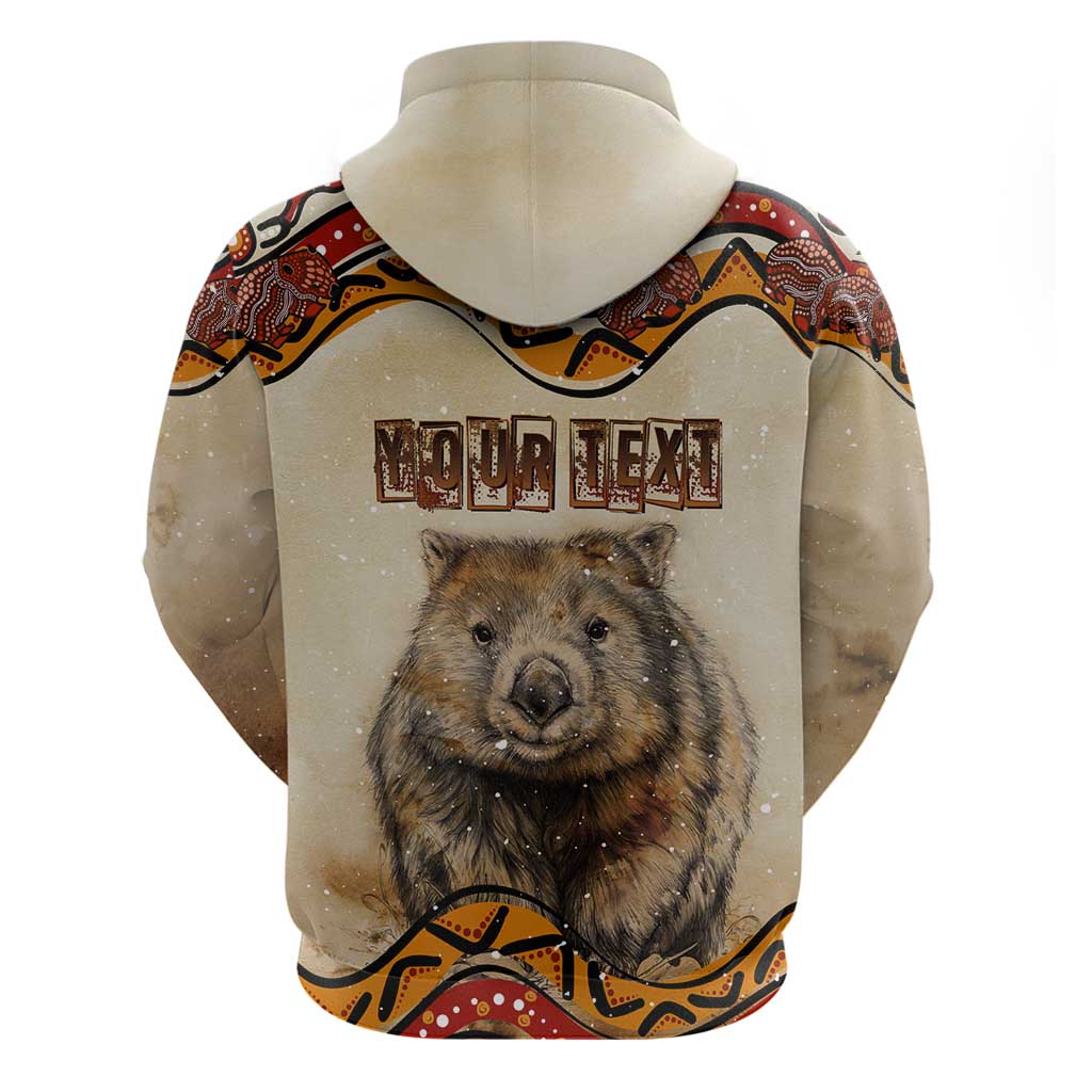 I Love Wombat Hoodie Australian Aboriginal Art - Vibe Hoodie Shop