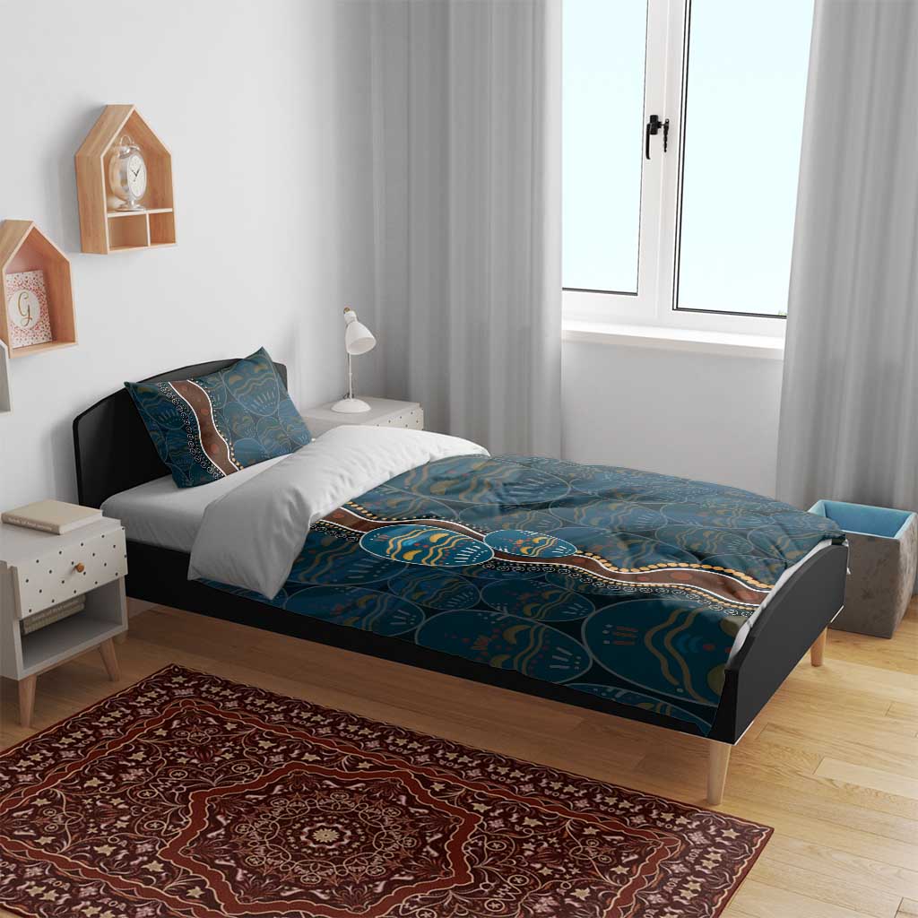 Aboriginal Masks Art Bedding Set Australian Indigenous - Vibe Hoodie Shop