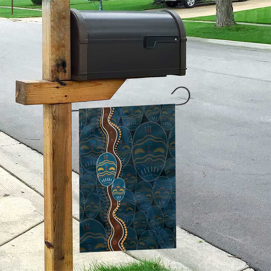 Aboriginal Masks Art Garden Flag Australian Indigenous - Vibe Hoodie Shop