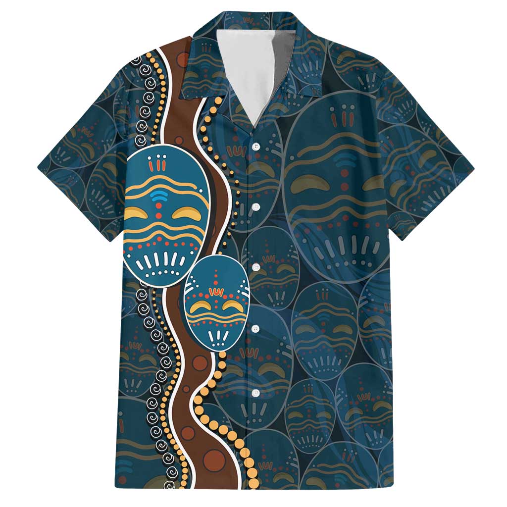 Aboriginal Masks Art Hawaiian Shirt Australian Indigenous - Vibe Hoodie Shop