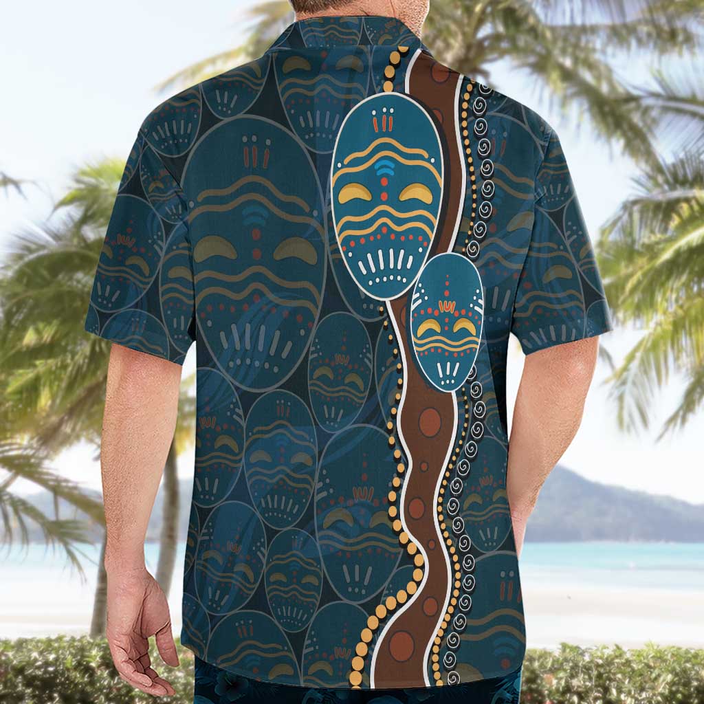 Aboriginal Masks Art Hawaiian Shirt Australian Indigenous - Vibe Hoodie Shop