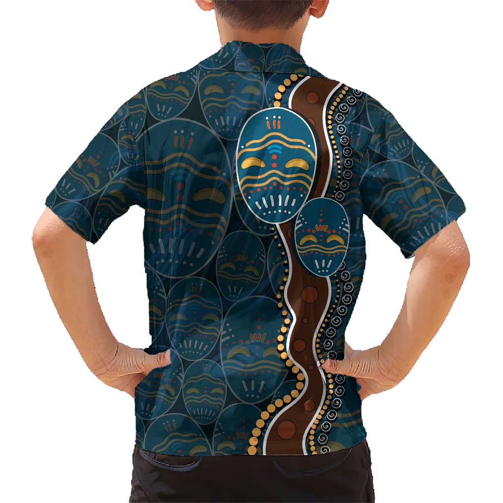 Aboriginal Masks Art Hawaiian Shirt Australian Indigenous - Vibe Hoodie Shop