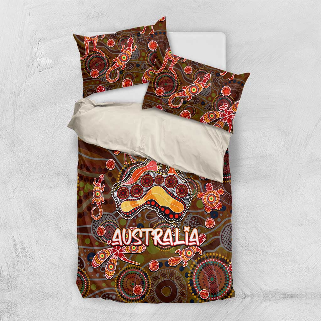 Animal Australia Aboriginal Art Bedding Set - Vibe Hoodie Shop