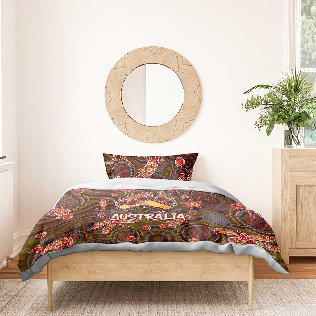 Animal Australia Aboriginal Art Bedding Set - Vibe Hoodie Shop