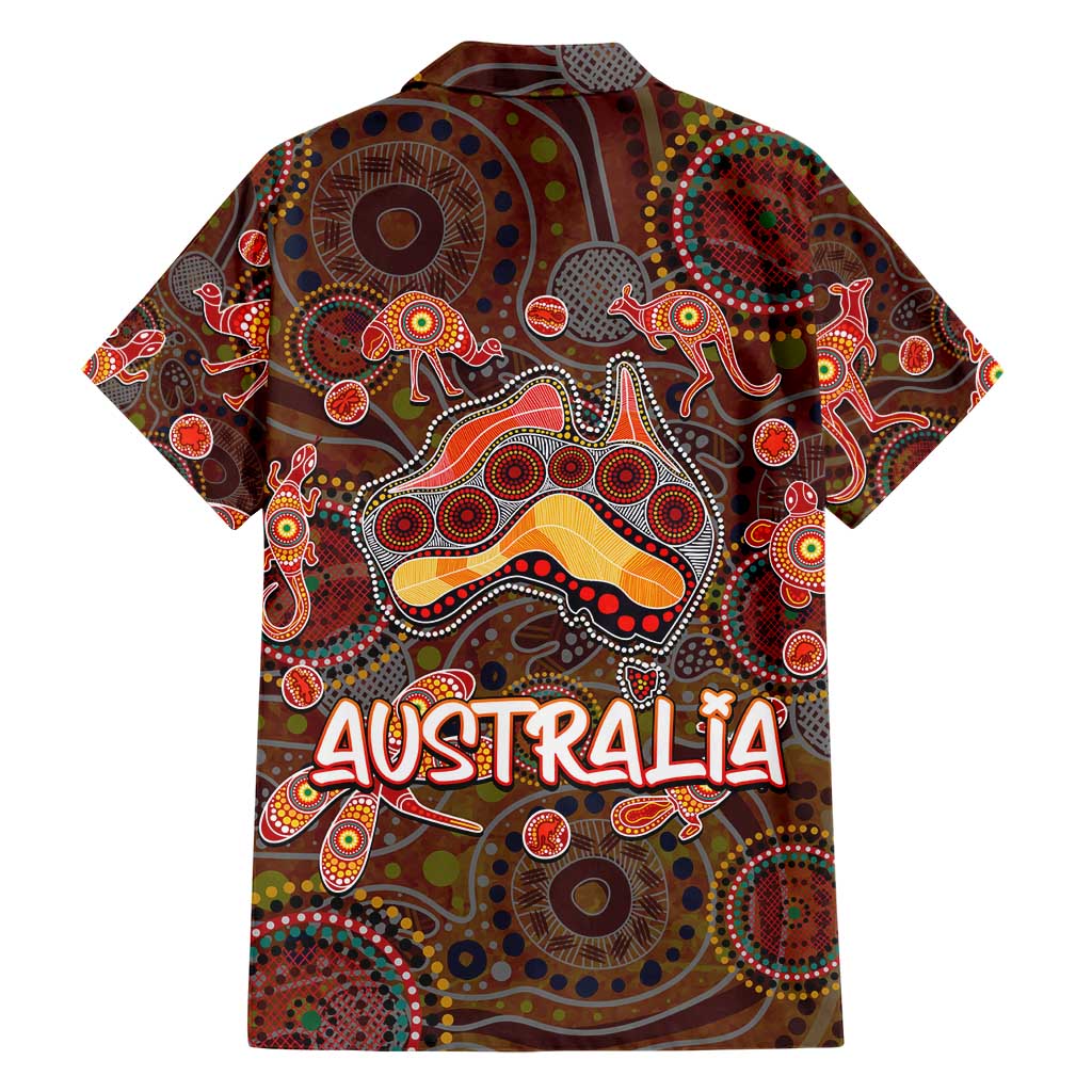 Animal Australia Aboriginal Art Hawaiian Shirt - Vibe Hoodie Shop