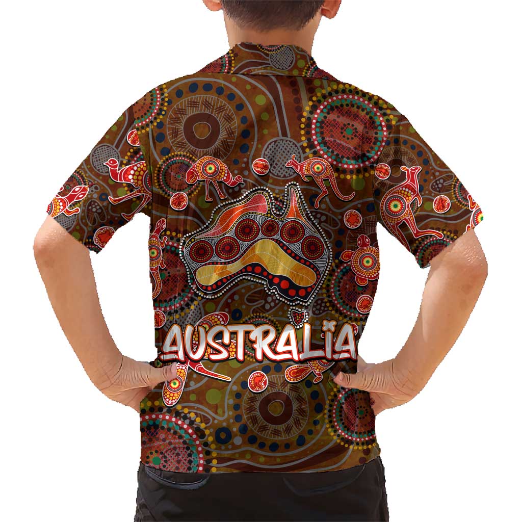 Animal Australia Aboriginal Art Hawaiian Shirt - Vibe Hoodie Shop