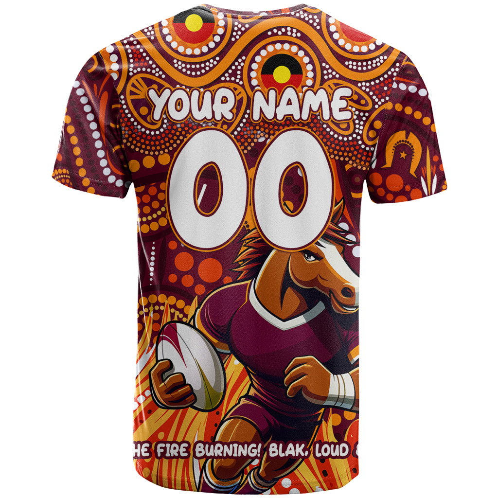 Custom Australia NAIDOC Week 2024 T Shirt Brisbane Broncos Mascot Keep The Fire Burning - Vibe Hoodie Shop