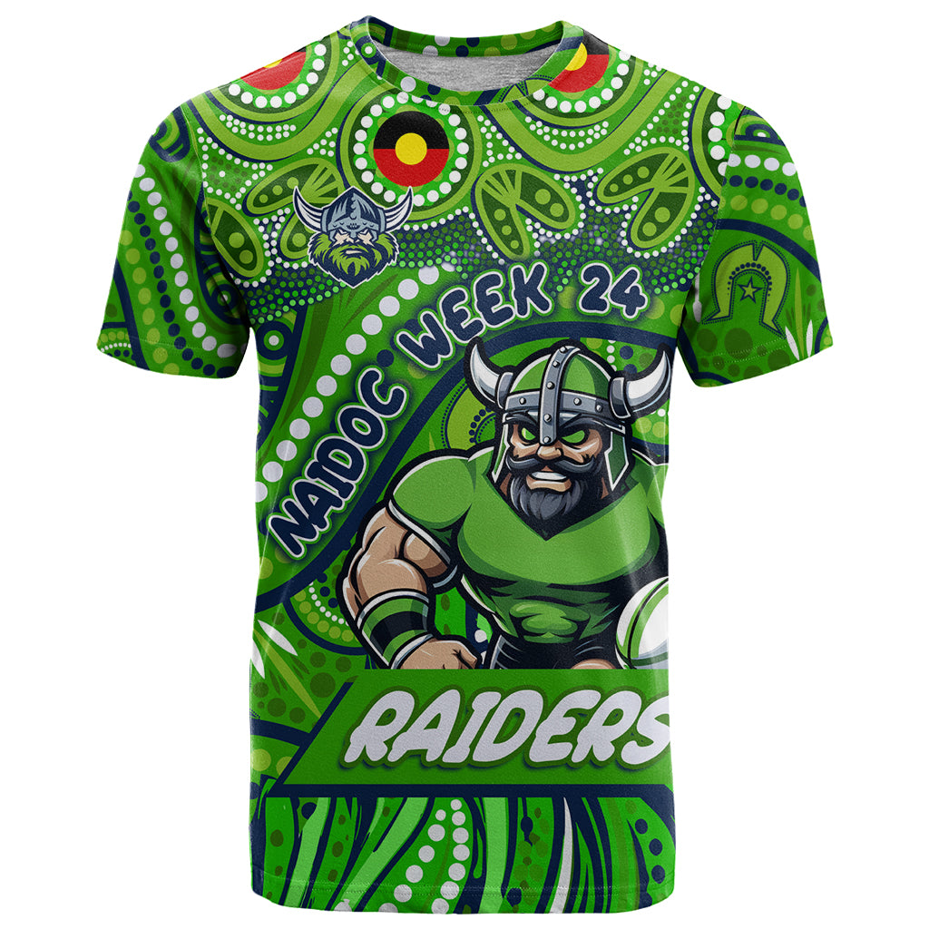 Custom Australia NAIDOC Week 2024 T Shirt Canberra Raiders Mascot Keep The Fire Burning - Vibe Hoodie Shop