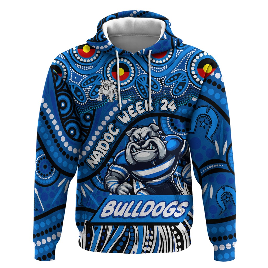 Custom Australia NAIDOC Week 2024 Hoodie Bulldogs Mascot Keep The Fire Burning - Vibe Hoodie Shop