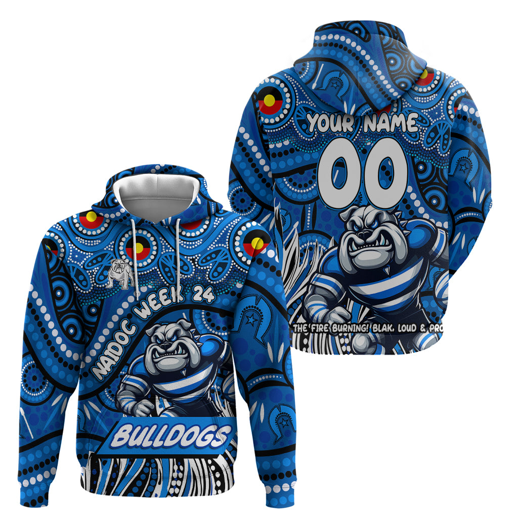 Custom Australia NAIDOC Week 2024 Hoodie Bulldogs Mascot Keep The Fire Burning - Vibe Hoodie Shop