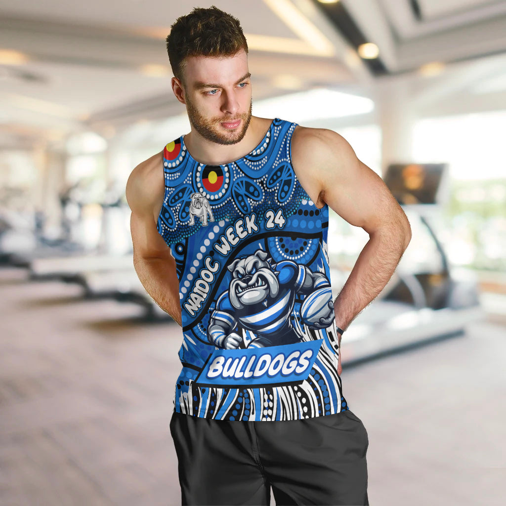 Custom Australia NAIDOC Week 2024 Men Tank Top Bulldogs Mascot Keep The Fire Burning - Vibe Hoodie Shop