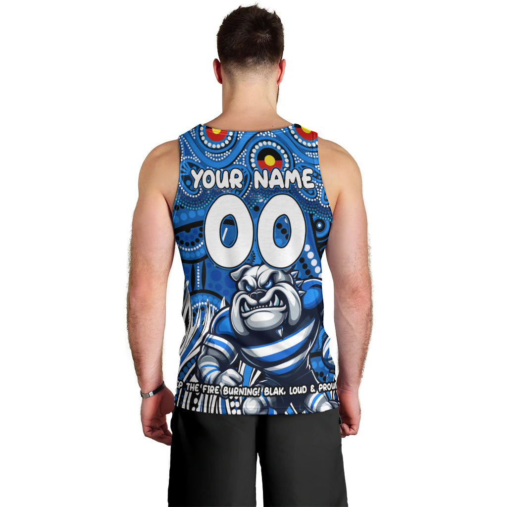 Custom Australia NAIDOC Week 2024 Men Tank Top Bulldogs Mascot Keep The Fire Burning - Vibe Hoodie Shop