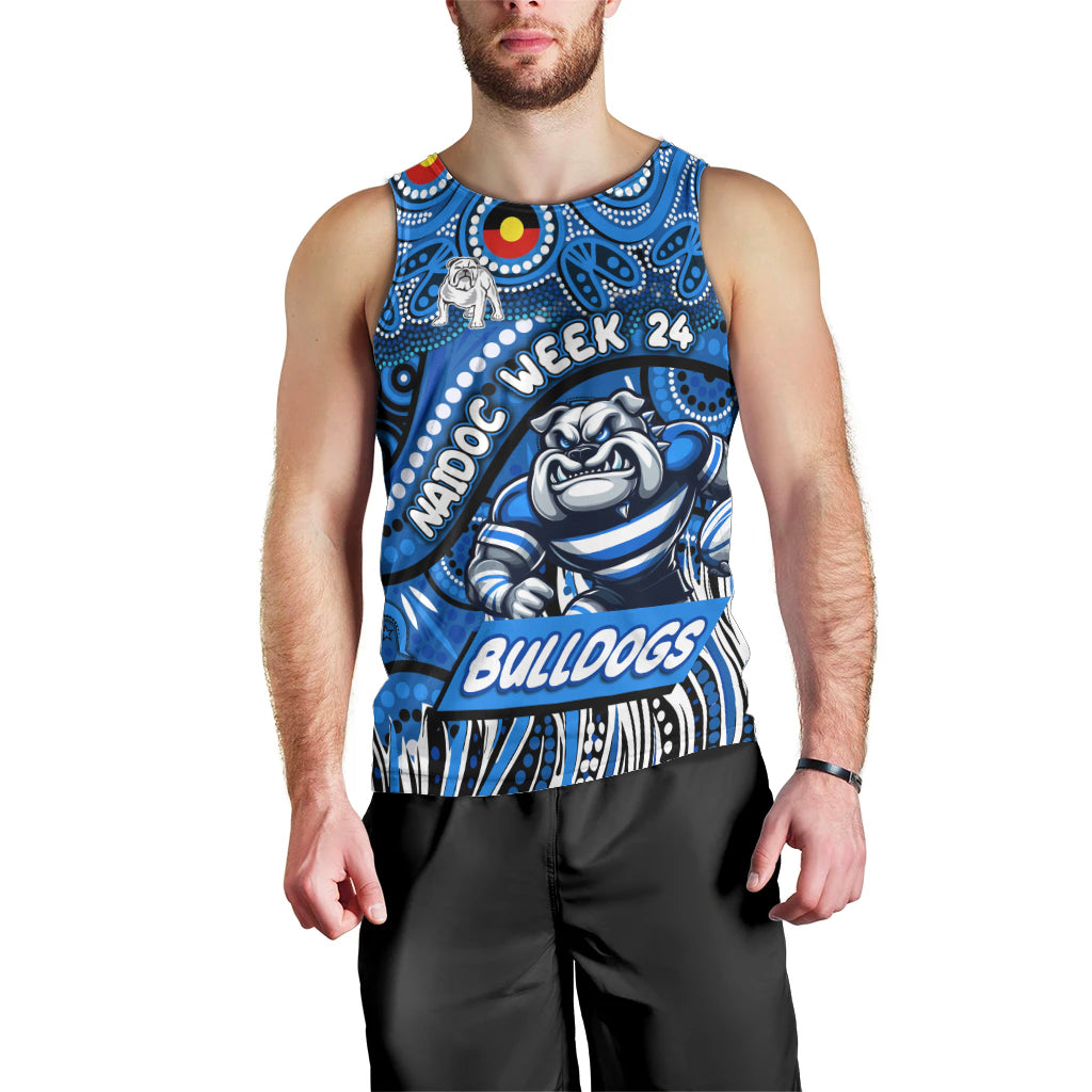 Custom Australia NAIDOC Week 2024 Men Tank Top Bulldogs Mascot Keep The Fire Burning - Vibe Hoodie Shop