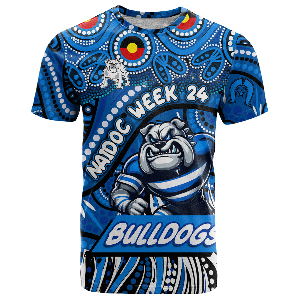 Custom Australia NAIDOC Week 2024 T Shirt Bulldogs Mascot Keep The Fire Burning - Vibe Hoodie Shop