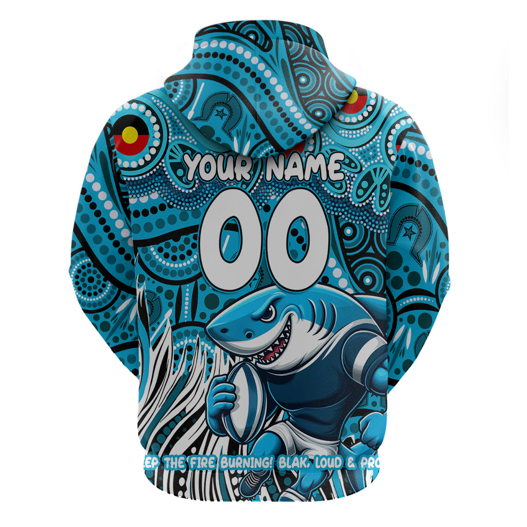Custom Australia NAIDOC Week 2024 Hoodie Sharks Mascot Keep The Fire Burning - Vibe Hoodie Shop