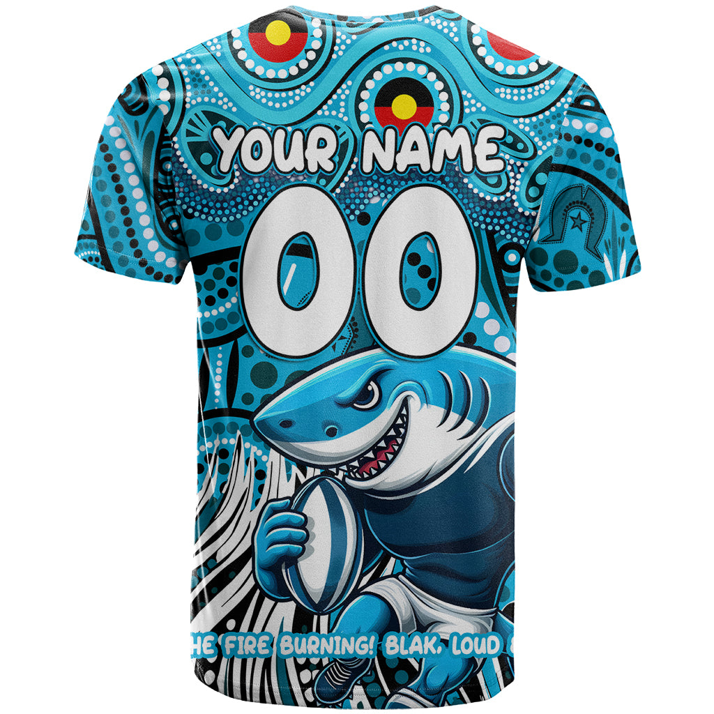 Custom Australia NAIDOC Week 2024 T Shirt Sharks Mascot Keep The Fire Burning - Vibe Hoodie Shop