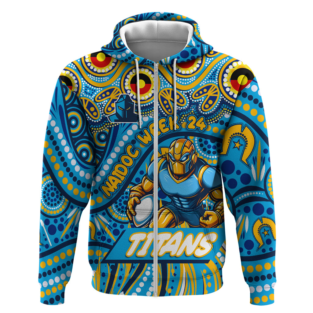 Custom Australia NAIDOC Week 2024 Hoodie Titans Mascot Keep The Fire Burning - Vibe Hoodie Shop