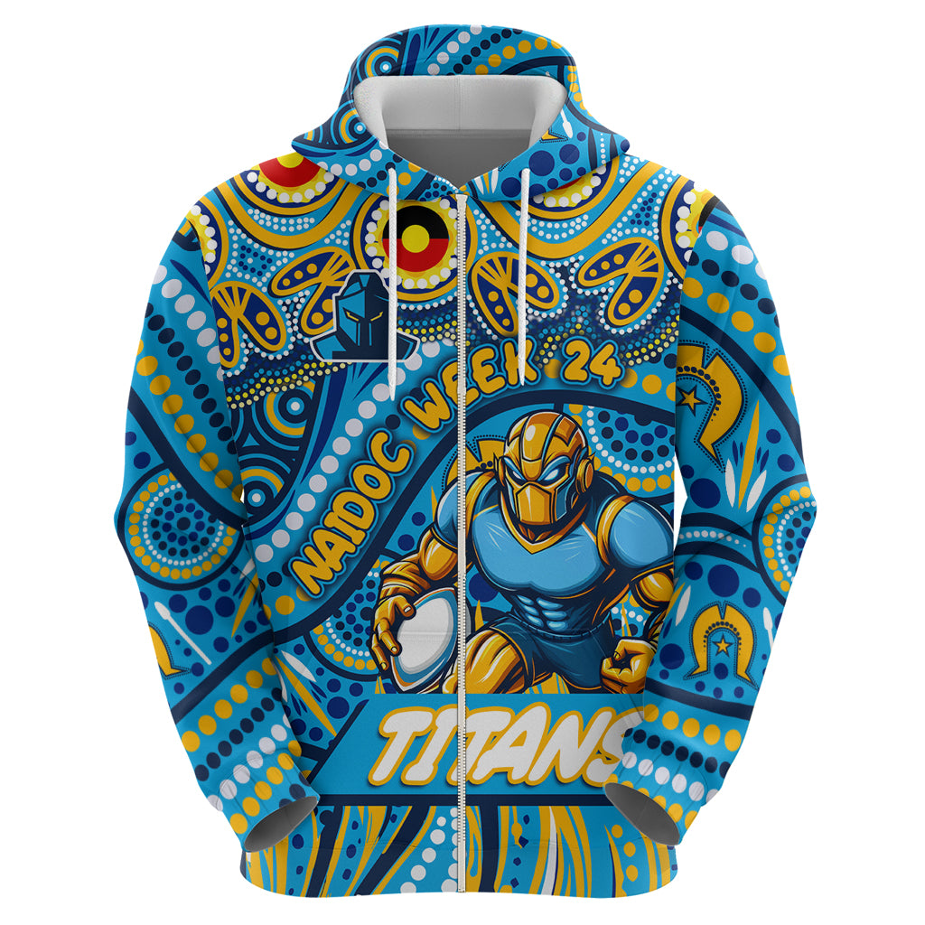 Custom Australia NAIDOC Week 2024 Hoodie Titans Mascot Keep The Fire Burning - Vibe Hoodie Shop